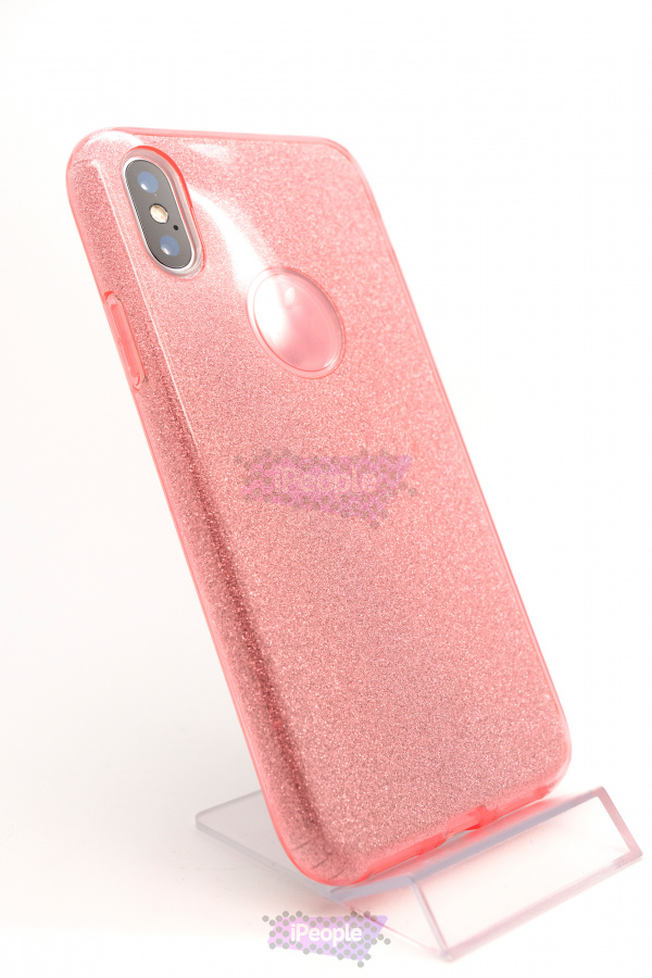 Фото Чехол Remax Glitter для iPhone X, Розовый
