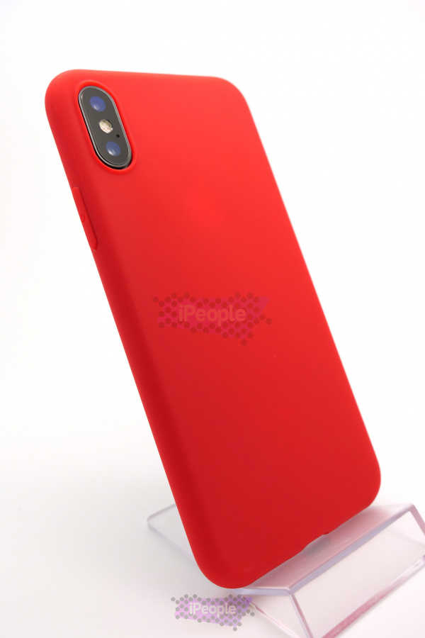 Фото Накладка плотная матовая Perfect для iPhone X, Красный