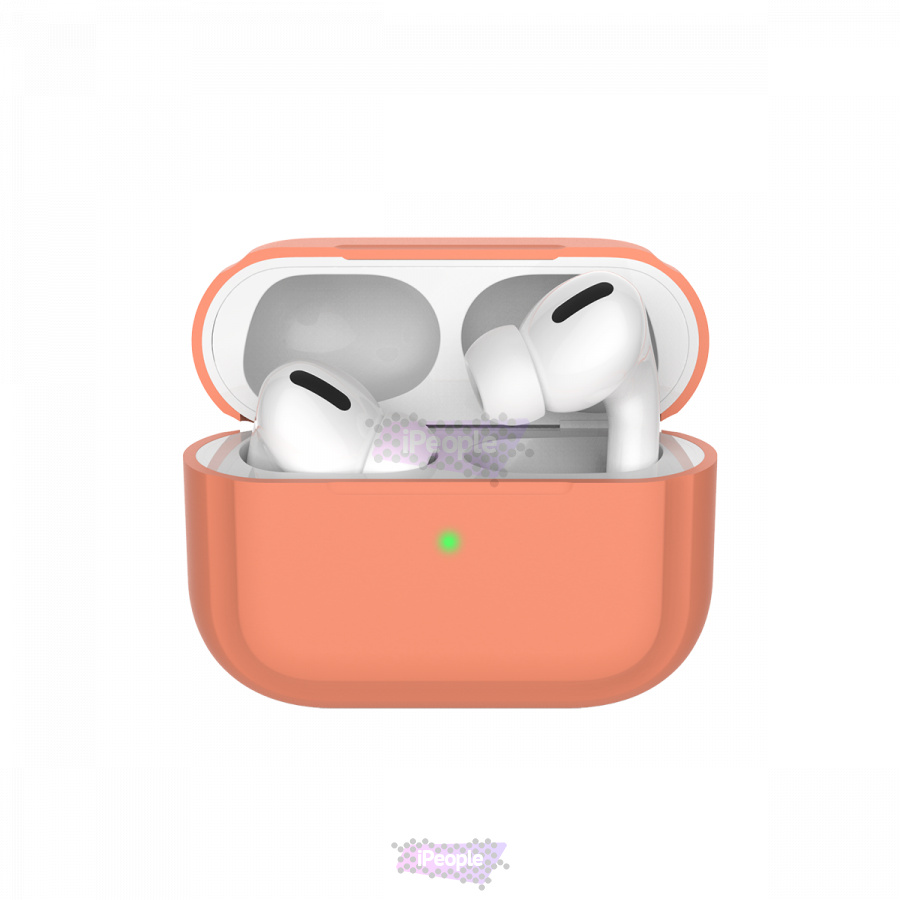 Фото Силиконовый чехол для AirPods Pro, Персиковый
