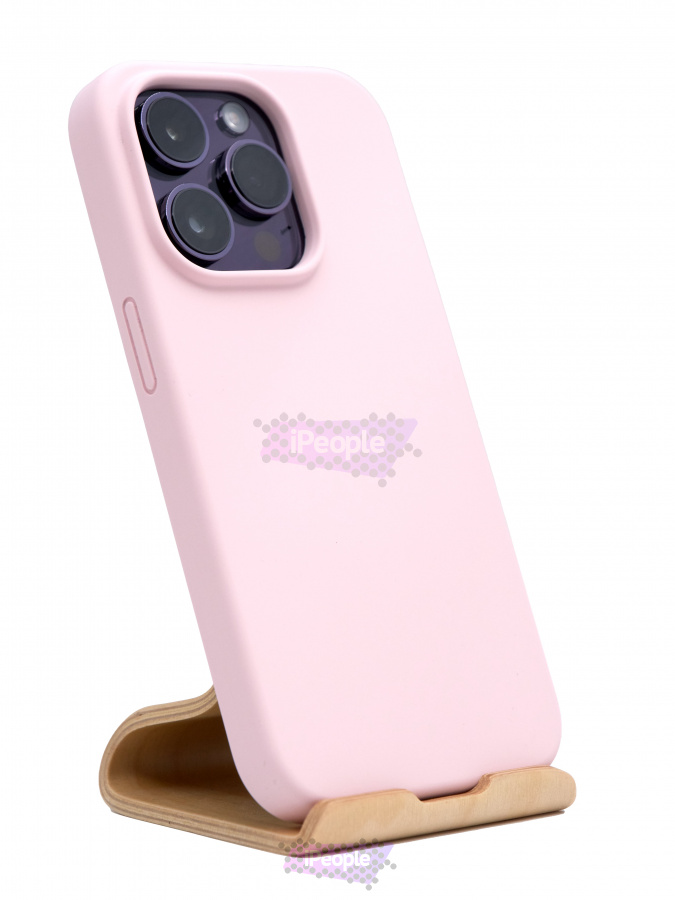Фото Чехол VLP Silicone case with MagSafe для iPhone 14 Pro, Бледно-розовый