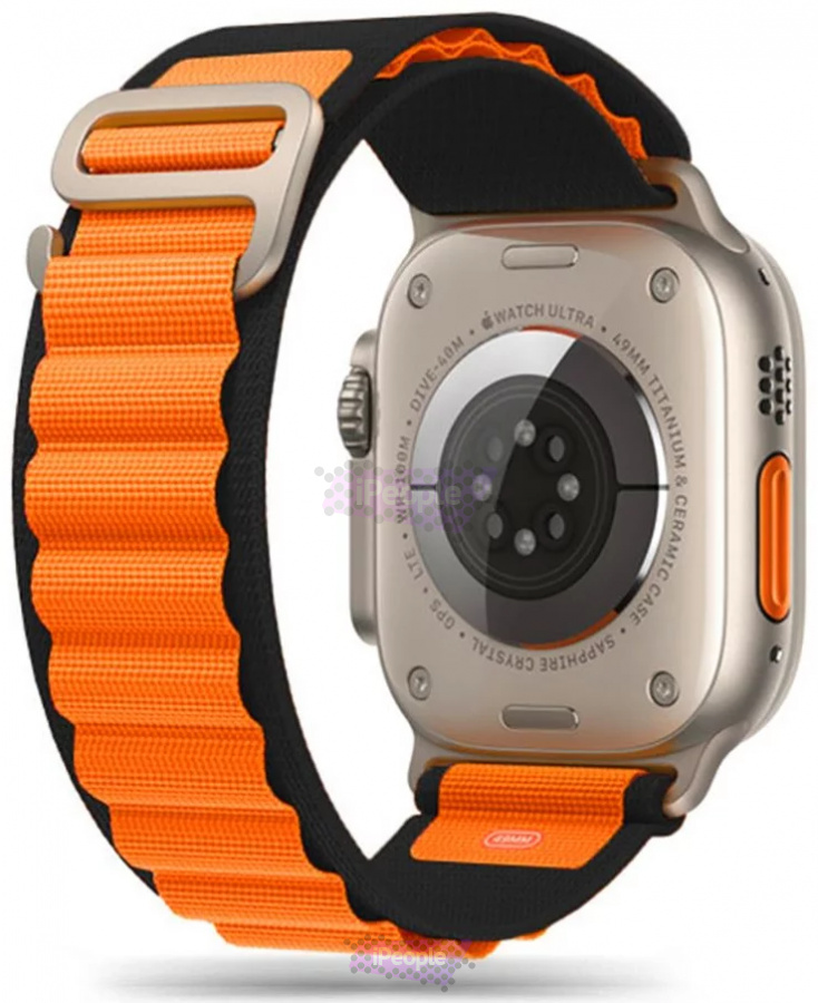 Фото Купить Ремешок Tech-Protect Alpine Loop для Apple Watch Ultra Black/Orange по низкой цене в Москве