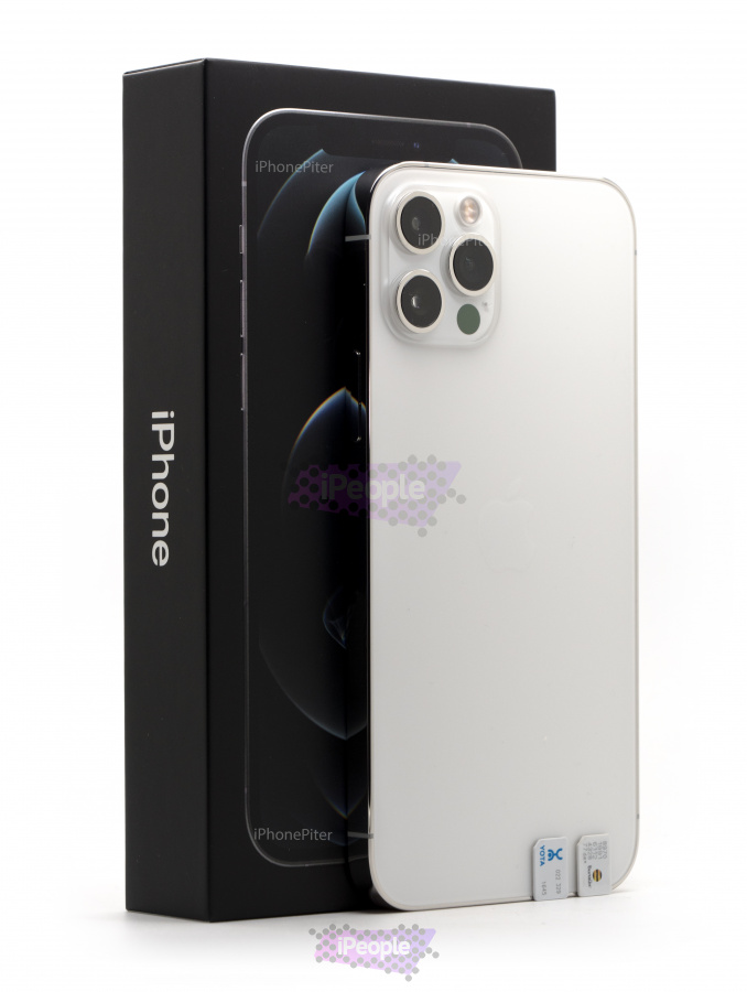 Фото Купить Apple iPhone 12 Pro 512Gb Dual Sim, модель 2408,<br> Silver (Серебристый) по низкой цене в Москве