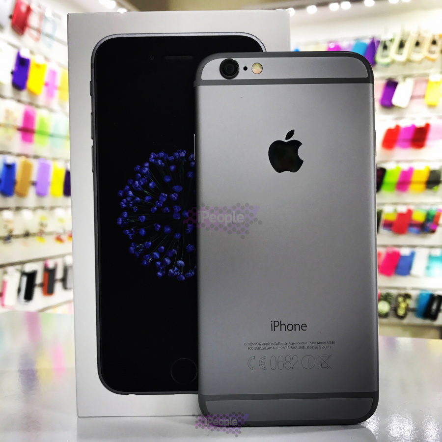 Фото Купить Apple iPhone 6 32Gb<br> Space Gray (Серый космос) по низкой цене в Москве