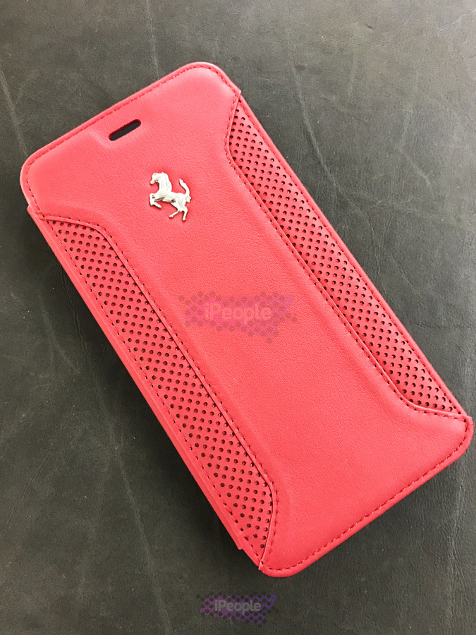 Фото Чехол Ferrari Booktype Case для iPhone 6s / 6 Plus, Красный