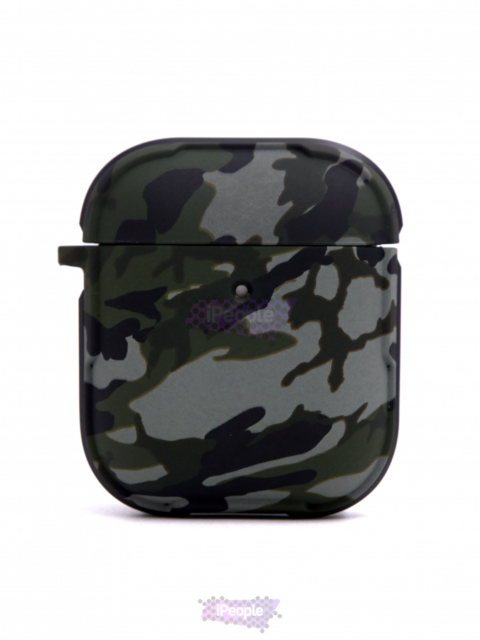 Фото Чехол K-DOO Soft Touch Хаки для AirPods 1/2, Зелёный