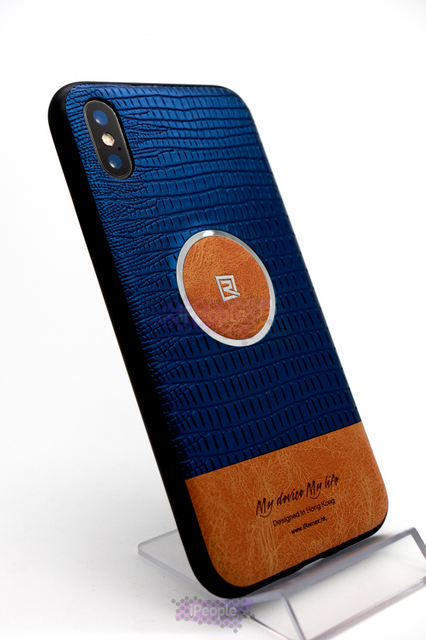 Фото Чехол Remax Magnetic для iPhone X, Синий