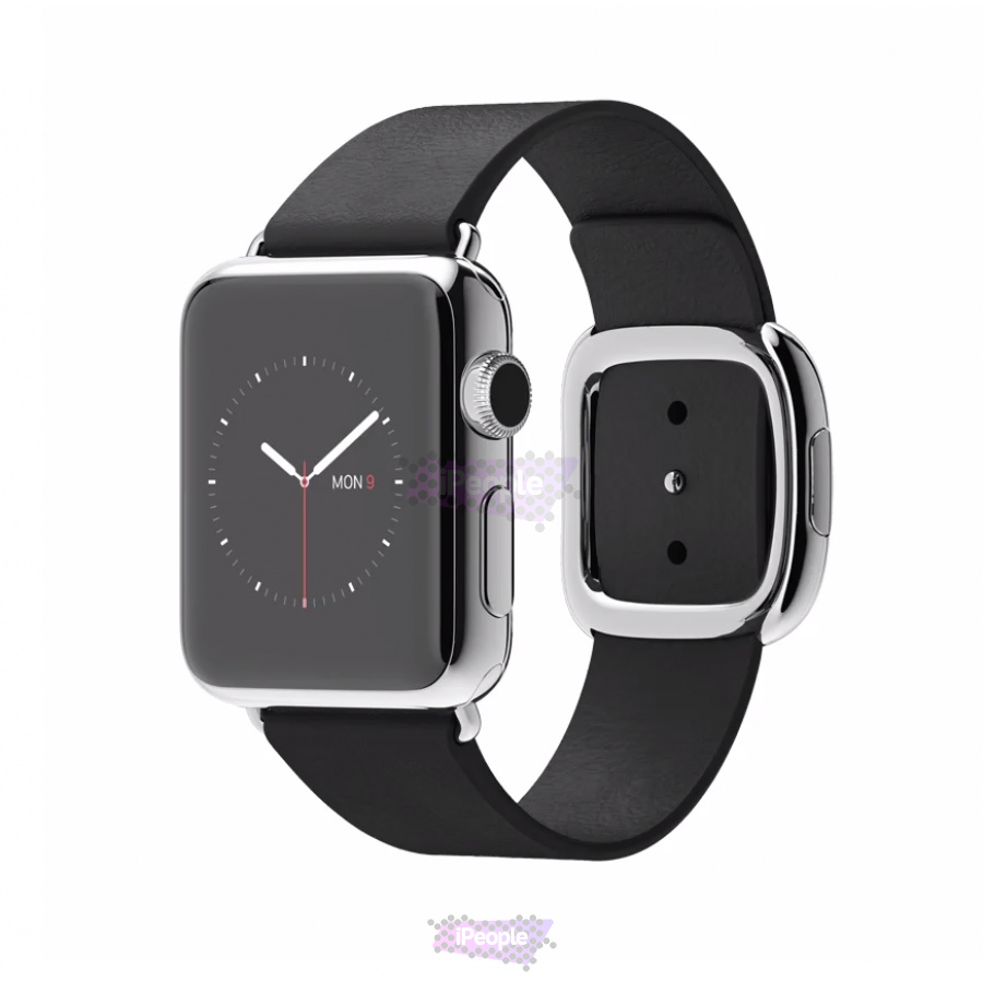 Фото Купить Apple Watch, 38 мм, Stainless Steel Case with Black Modern Buckle (MJYL2) по низкой цене в Москве