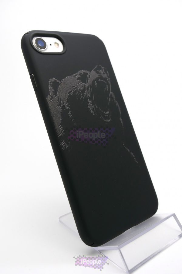 Фото Чехол Deppa ArtCase для iPhone 8 / 7, Black Медведь, Чёрный