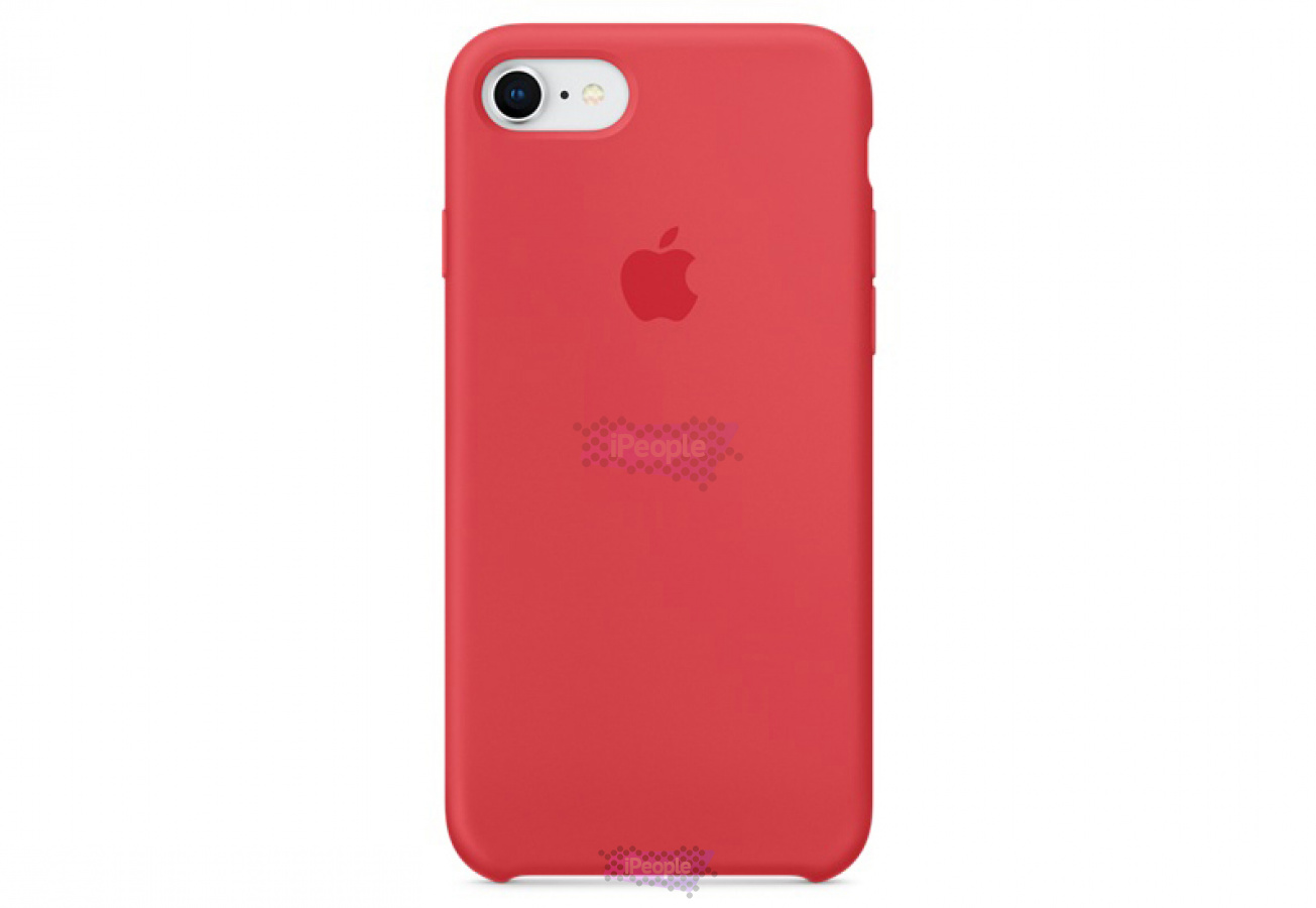 Фото Оригинальный чехол Apple iPhone 7 / 8 Silicone Case (ZM/A), Малиновый
