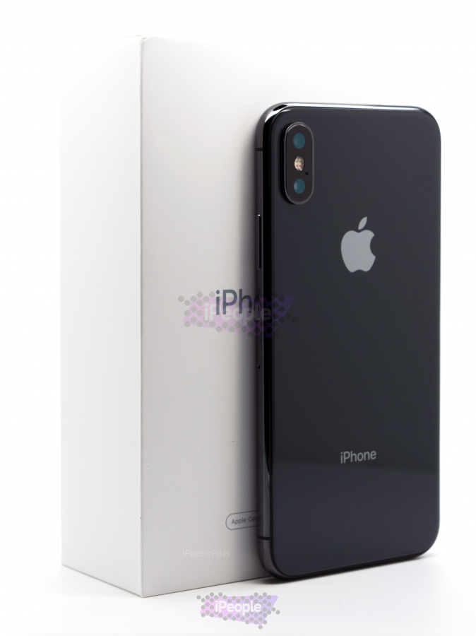 Фото Купить Apple iPhone X 256Gb<br> Space Gray, официально восстановленный Apple по низкой цене в Москве