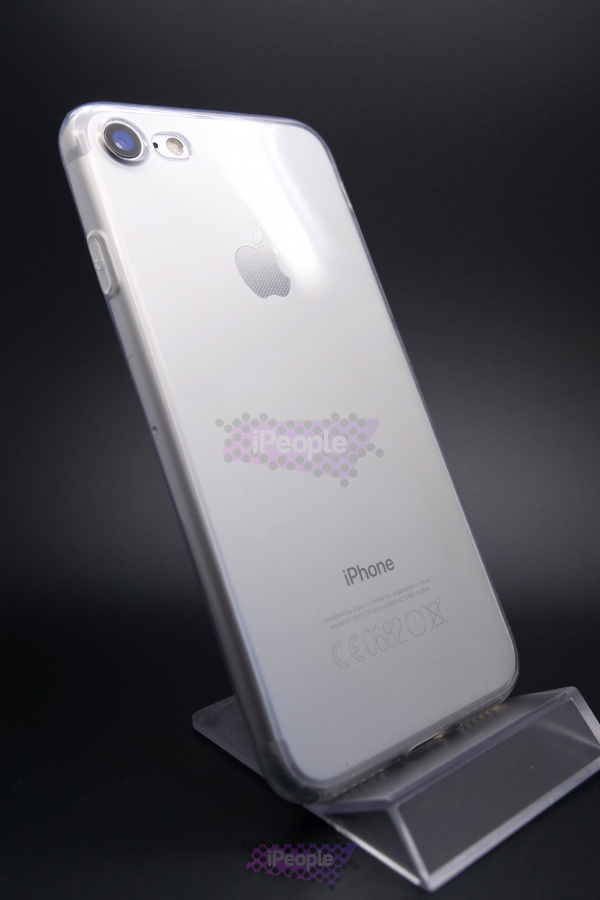 Фото Ультратонкий силиконовый чехол Brauffen с защитой камеры для iPhone SE 2020 / 8 / 7, Прозрачный