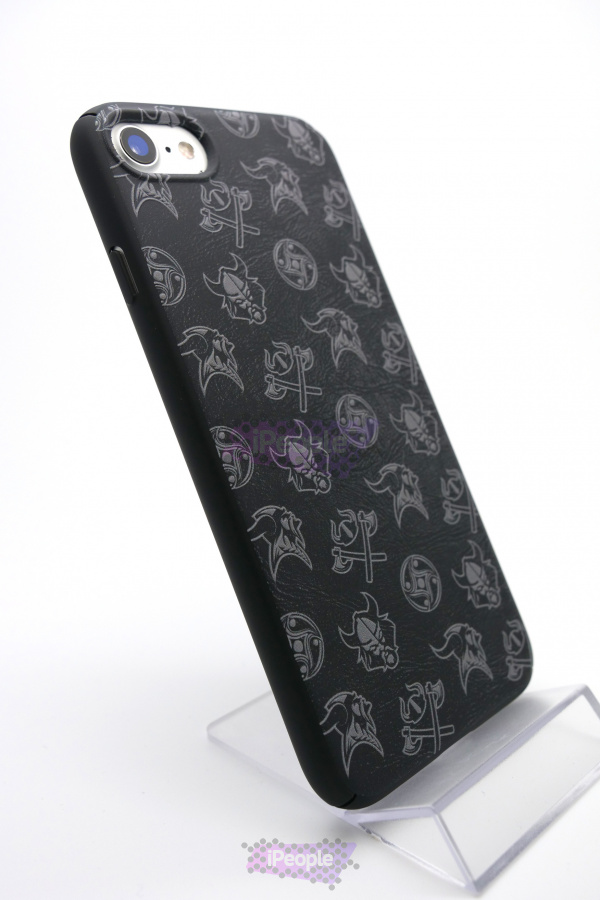 Фото Чехол Deppa ArtCase для iPhone 8 / 7, Viking Паттерн Викинг, Чёрный