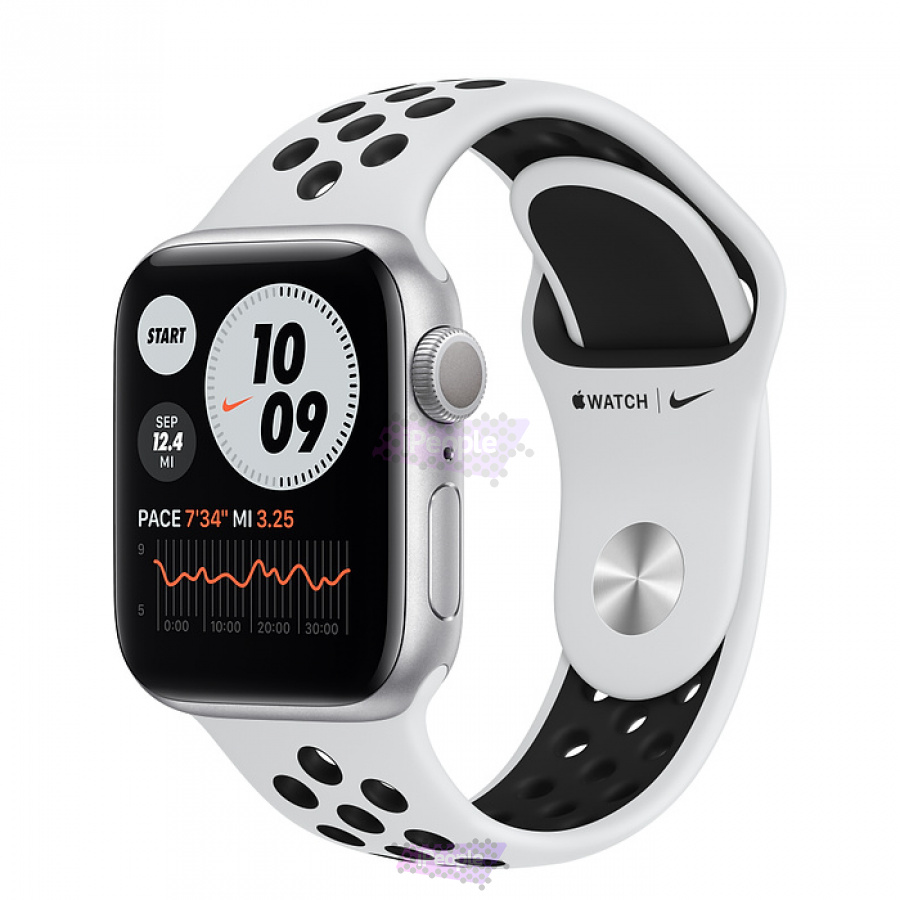Фото Купить Apple Watch Series 6 (M00T3) <br>40 мм, спортивный ремешок Nike по низкой цене в Москве