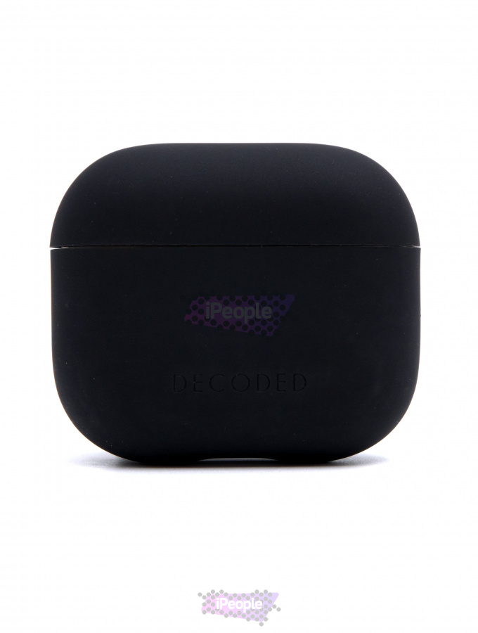 Фото Купить Чехол Decoded Silicone для AirPods 3 Чёрный по низкой цене в Москве