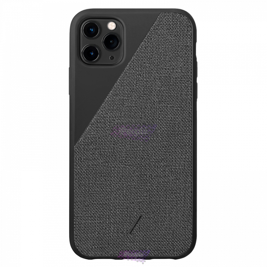 Фото Чехол Native Union Clic Canvas для iPhone 11 Pro Max, Чёрный