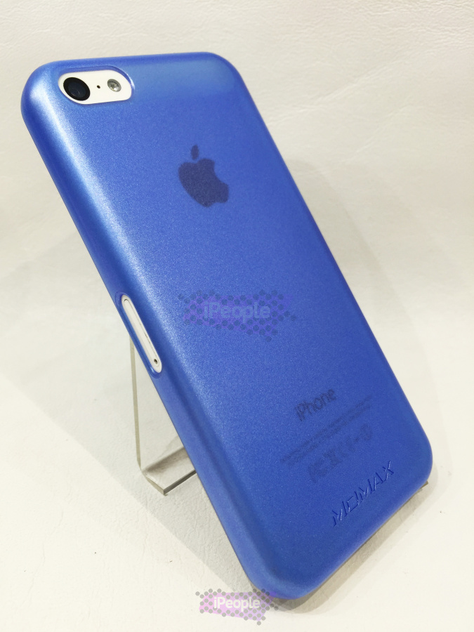 Фото Momax Ultra Thin Pearl Case на iPgone 5C, Синий